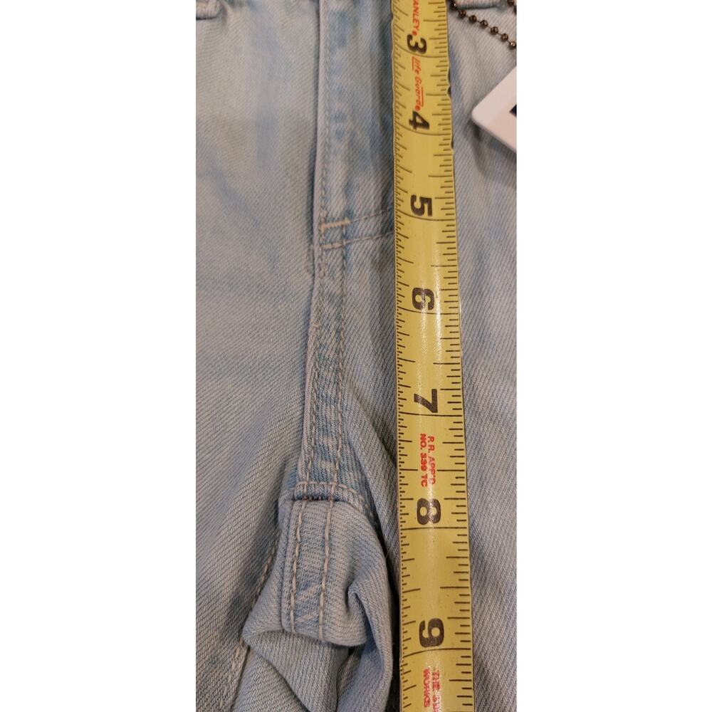 REWASH Brand Women"s Jeans Jersey‎ Relaxed Crop Distressed Light Denim Size 1/25 - Picture 11 of 12
